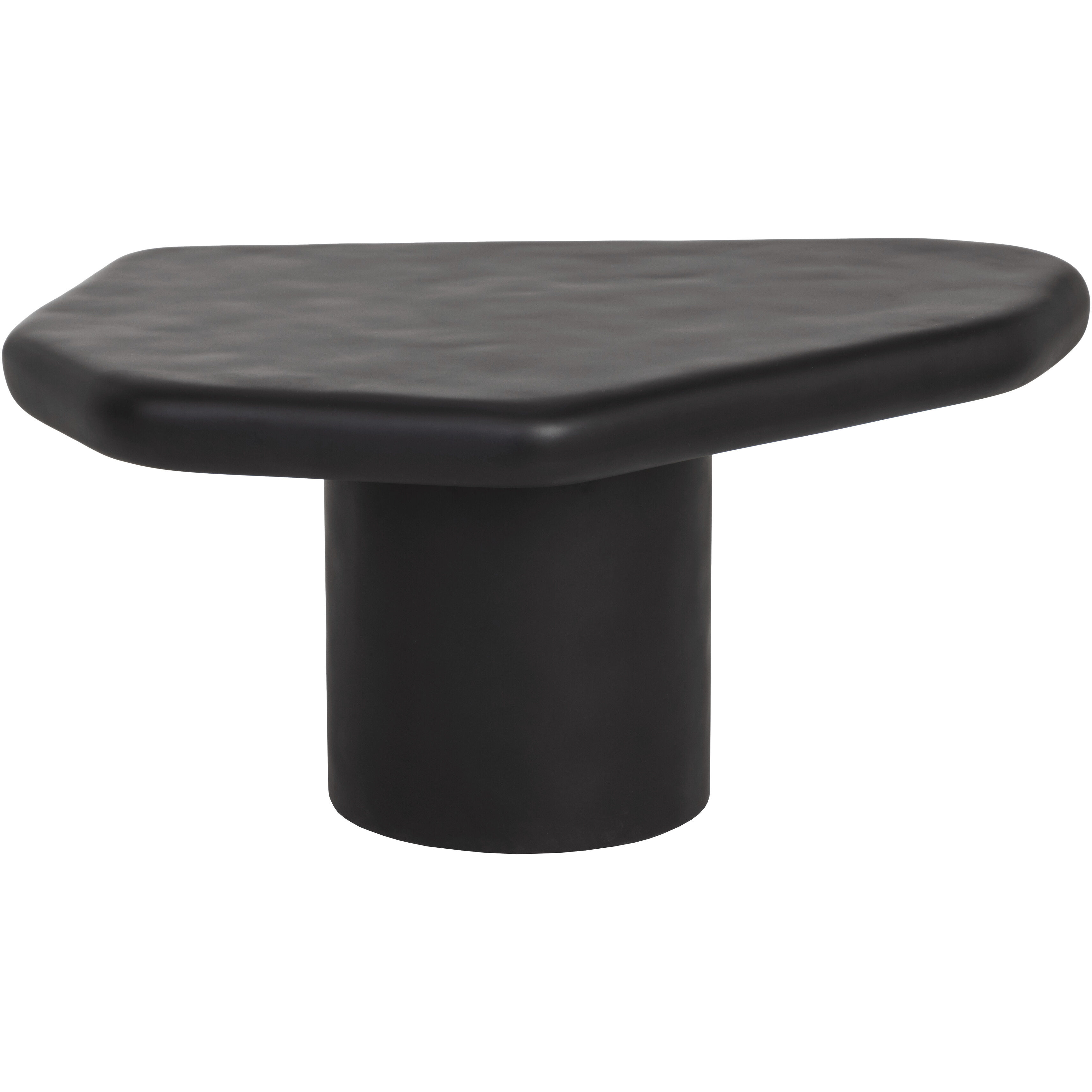 Detti 35.5 X 27.5 inch Matte Black Outdoor Coffee Table